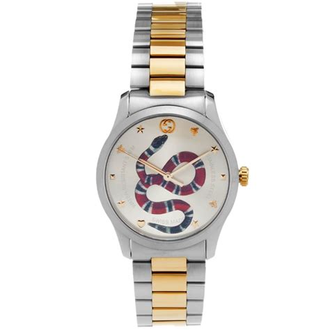 gucci snake watch womens|Gucci timeless snake watch.